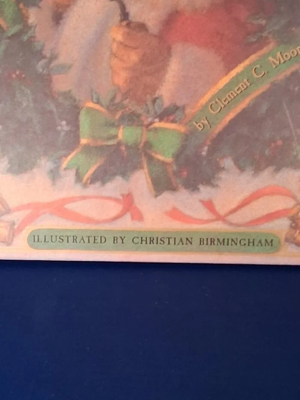 Vintage The Night Before Christmas Classic Edition Hardcover Book 1995
